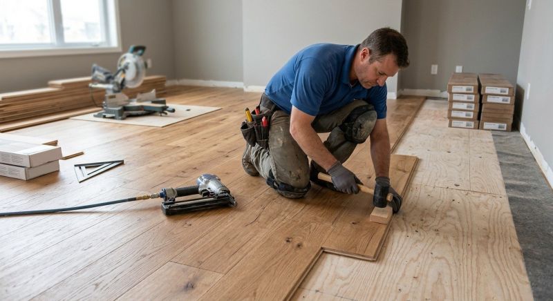 Finished Floor Installation in Lewes, DE