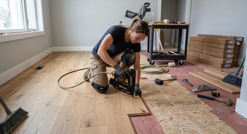 Hardwood Floor Installation in Milford, DE