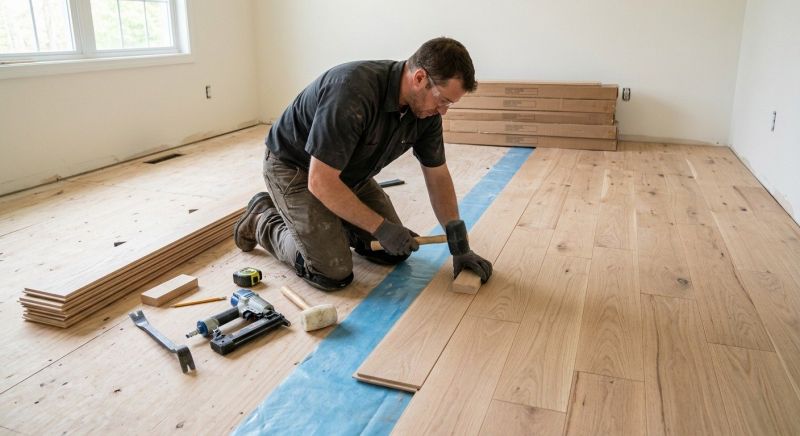 Hardwood Floor Installation in Millville, DE