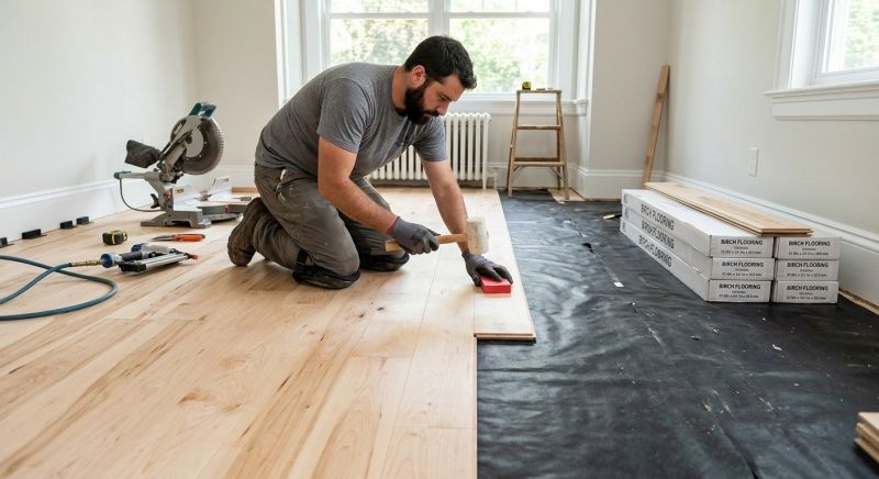 Maple Flooring Installation in Milford, DE