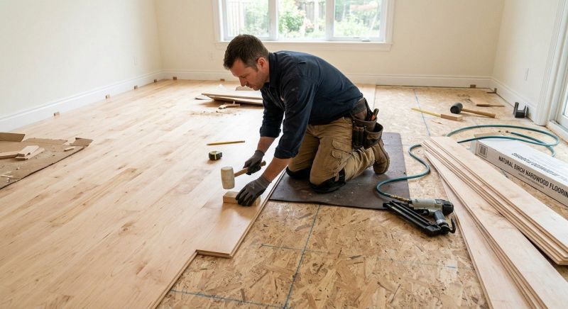 Maple Flooring Installation in Sussex County, DE