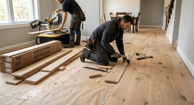 Oak Floor Installation in Frankford, DE