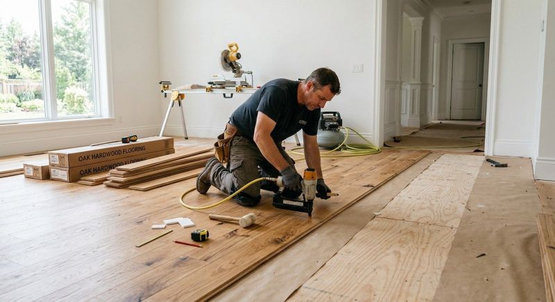 Oak Floor Installation in Greenwood, DE