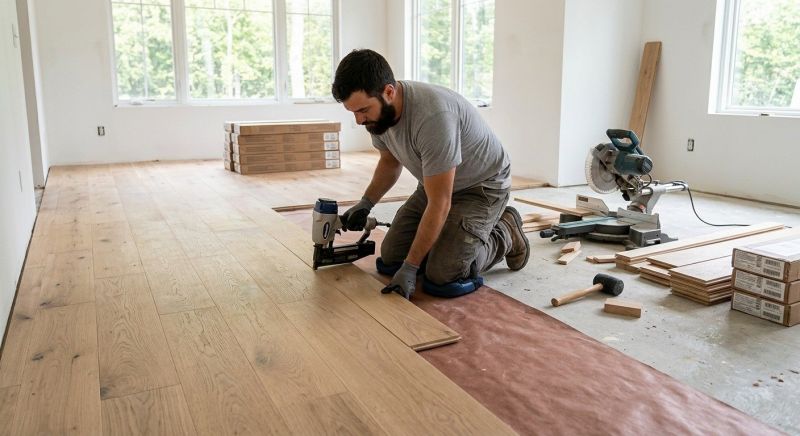 Oak Floor Installation in Laurel, DE