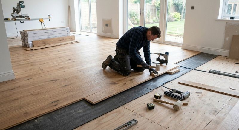 Oak Floor Installation in Ocean City, MD