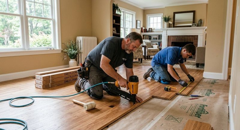 Oak Floor Installation in Selbyville, DE
