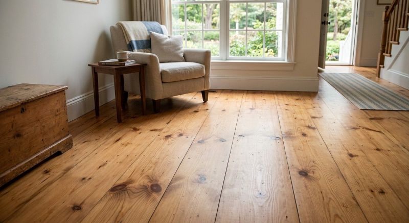 Pine Floor Installation in Lewes, DE