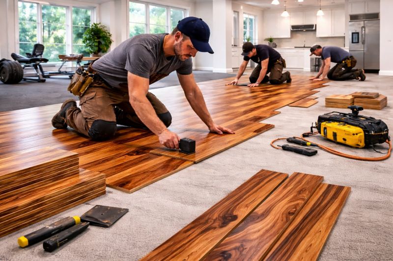 Teak Flooring Installation in Lewes, DE