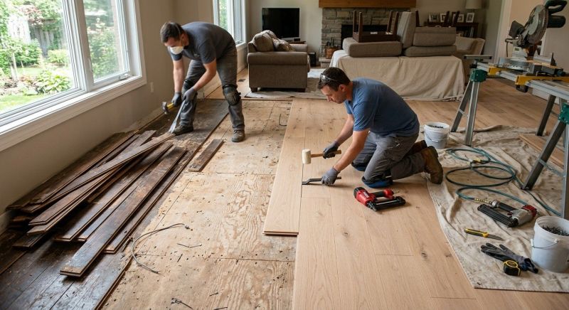 Wood Floor Replacement in Houston, DE