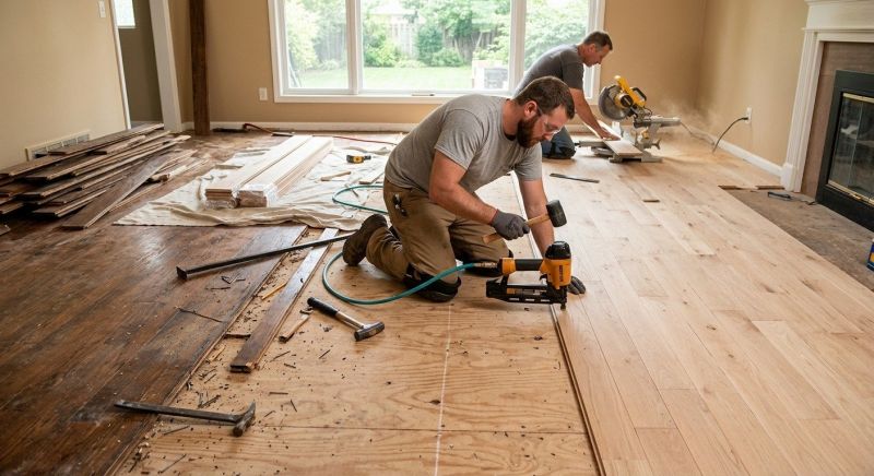 Wood Floor Replacement in Laurel, DE