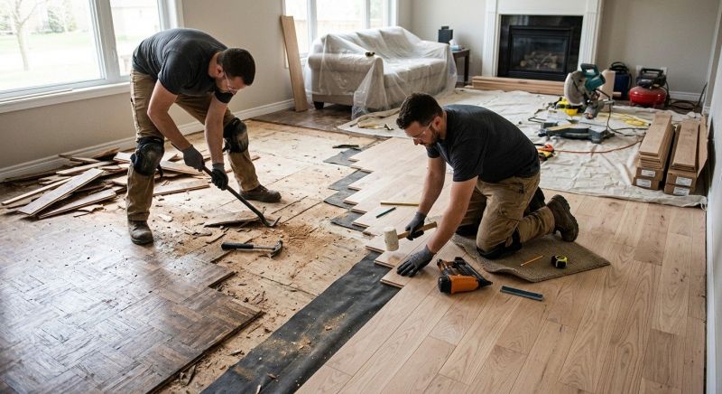 Wood Floor Replacement in Lewes, DE